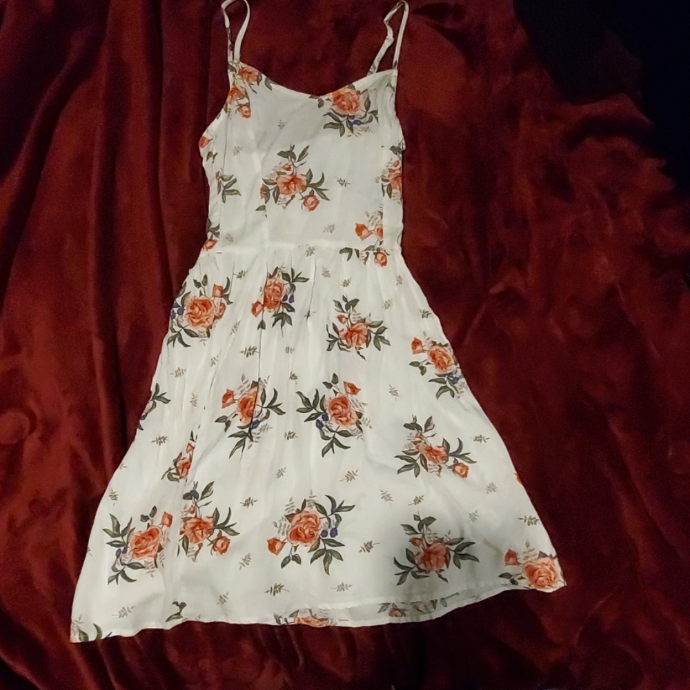 Simple Floral Sun Dress